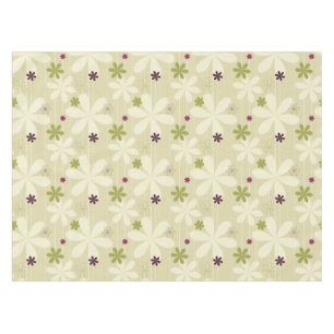 Retro Blumenhintergrund Tischdecke