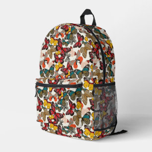 Retro-Blumenmuster 2 Bedruckter Rucksack