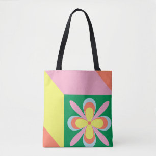 Retro-Blumenmuster farbenfrohes Frühlingsblumendes