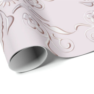 Retro Blumenmuster Geschenkpapier