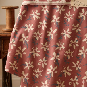 Retro-Blumenmuster im Boho-Stil. Abstrakte Daisy Stoff