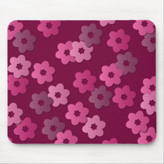 Retro-Blumenmuster-Mauspad Mousepad