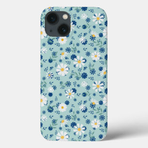 Retro-Blumenmuster mit Gänseblüten. Case-Mate iPhone Hülle
