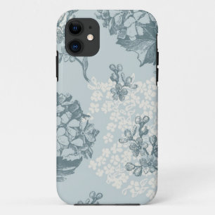 Retro Blumenmuster mit Viburnum-Blumen Case-Mate iPhone Hülle