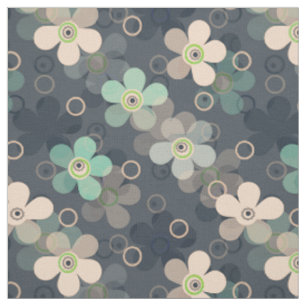 Retro, Blumenmuster, Retro-Blume, Retro-Textil Stoff