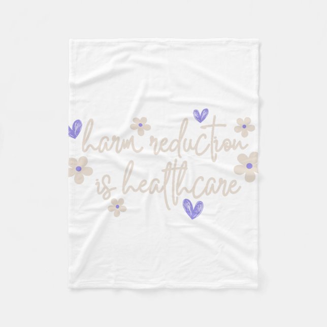 Retro Bluthocharm Reduktion ist Überdosierung im G Fleecedecke (Vorderseite)