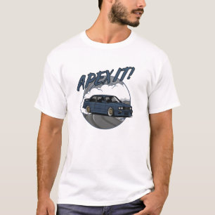 Retro-BMW-E30-M3-Drift-T-Shirt – "Apex It!" T-Shirt