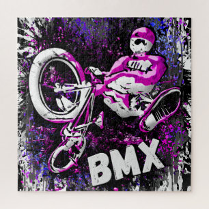 Retro Bmx Bike Puzzle - Bmx Puzzle Trick Jump