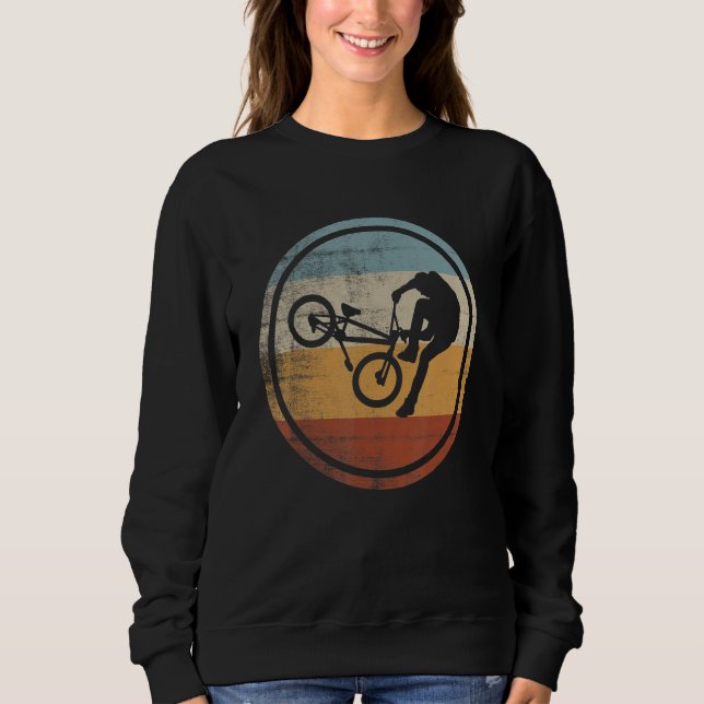 Retro BMX Rider Bike BMX Sweatshirt (Vorderseite)