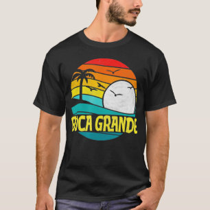 Retro Boca Grande Beach Sun Surf 80er Graphic T-Shirt