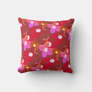 Retro Bohemisch Floral Kissen