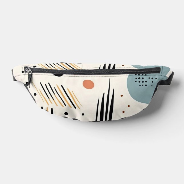 Retro Boho Abstrakt Moderne Sammlung Bauchtasche (Ablage )