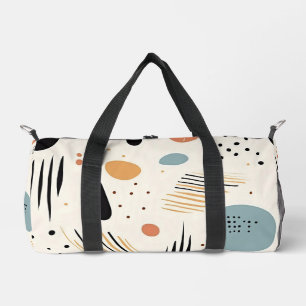 Retro Boho Abstrakt Moderne Sammlung Duffle Bag