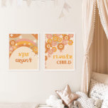 Retro boho bleibe Groovy Blume Kind Kinderzimmer Bilderwand Sets<br><div class="desc">Retro boho bleibe Groovy Blume Kind Kinderzimmer Wine tasting in der Fattoria Moncucchetto</div>