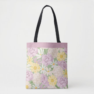 Retro Boho Blumen Garten Große Schreibtischunterla