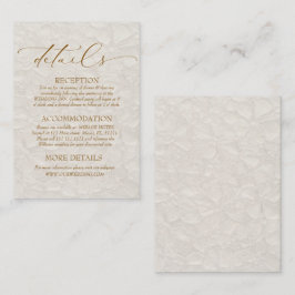 Retro Boho Brown-Neutronendetails Begleitkarte