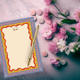 Retro Boho Fun Handmade CUSTOM Brautparty Dankeskarte