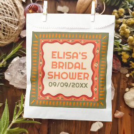 Retro Boho Fun Handmade CUSTOM Brautparty Geschenktütchen