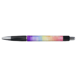Retro Boho Funky Quirky Xenogender Kariert Pride Kugelschreiber