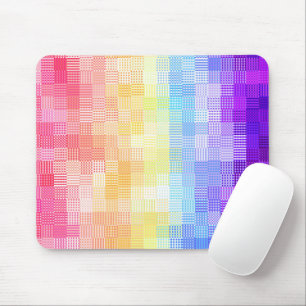 Retro Boho Funky Quirky Xenogender Kariert Pride Mousepad