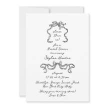 Retro Boho handgeschriebenes Doodle-Brautparty