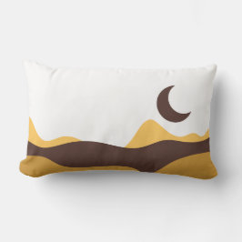 Retro Boho Moon Lendenkissen