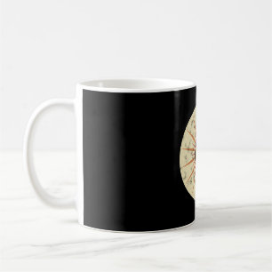 Retro-Boho-Sonnenstrahl-Design Kaffeetasse