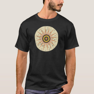 Retro-Boho-Sonnenstrahl-Design T-Shirt