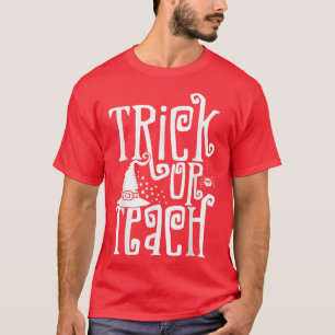 Retro Boho Style Trick oder lehren Funny Teachhall T-Shirt