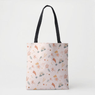 Retro Boho Wasserfarbe Regenbogenneutral