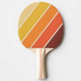 Retro Bold gestreift Tischtennis Schläger