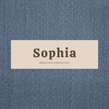 Retro Bold Serif Einfach Beige Braun