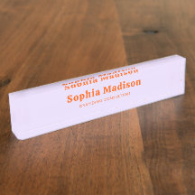 Retro Bold Serif Lavendel Orange
