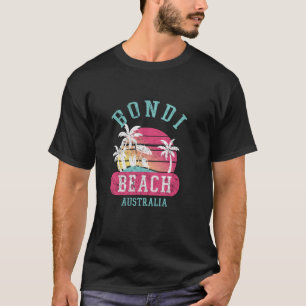 Retro Bondi Beach Australien erschüttert Grafik de T-Shirt
