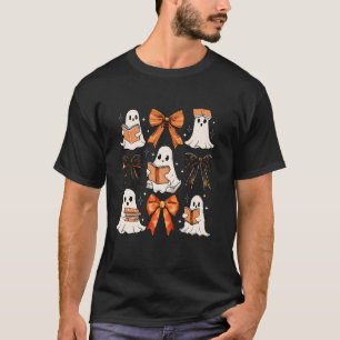 Retro Boo-jee Ghosts Lesevergnügen Spaß am Lesen T-Shirt