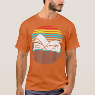 Retro Bookish Vintag Avid Book Likers Graphic T-Sh T-Shirt