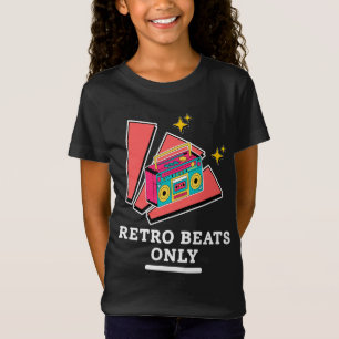Retro Boombox 80er 90er Vintage Musik Beats T-Shirt