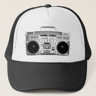 Retro-Boombox Truckerkappe