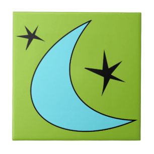 Retro Boomerang Fliese