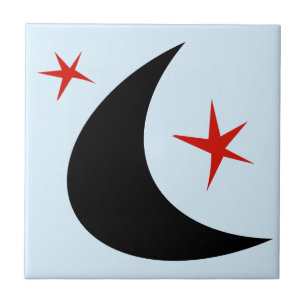 Retro Boomerang Fliese