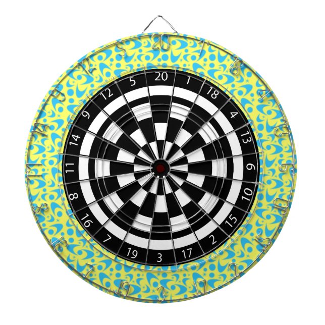 Retro Boomerangs Dartscheibe (vorne)