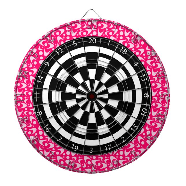 Retro Boomerangs Dartscheibe (vorne)