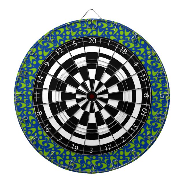 Retro Boomerangs Dartscheibe (vorne)