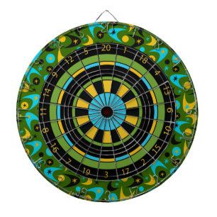 Retro Boomerangs Dartscheibe