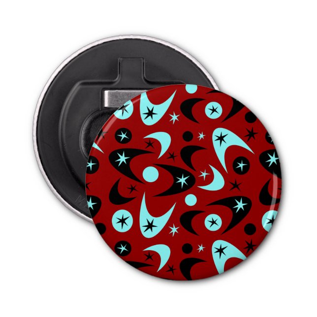 Retro Boomerangs Flaschenöffner (Vorderseite)