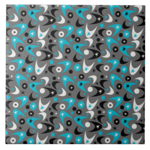 Retro Boomerangs Fliese