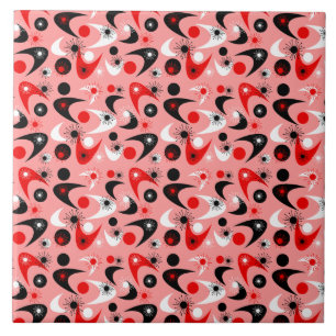 Retro Boomerangs Fliese