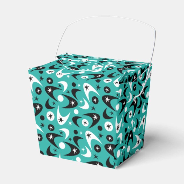 Retro Boomerangs Geschenkschachtel (Vorderseite)