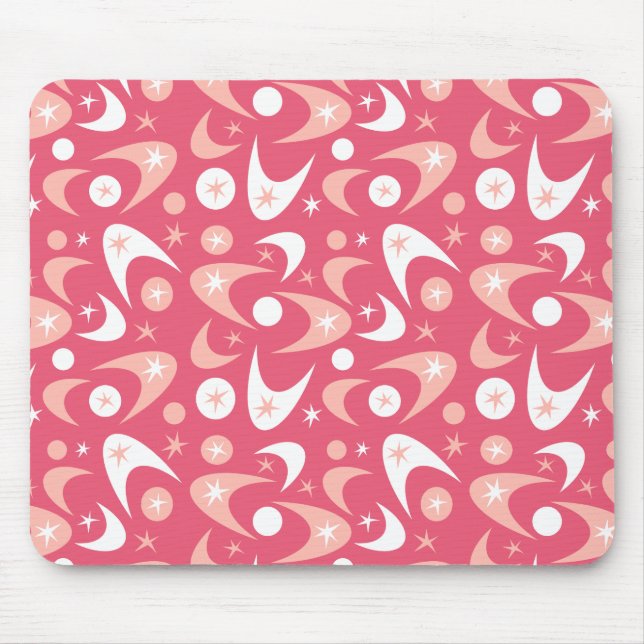 Retro Boomerangs Mousepad (Vorne)