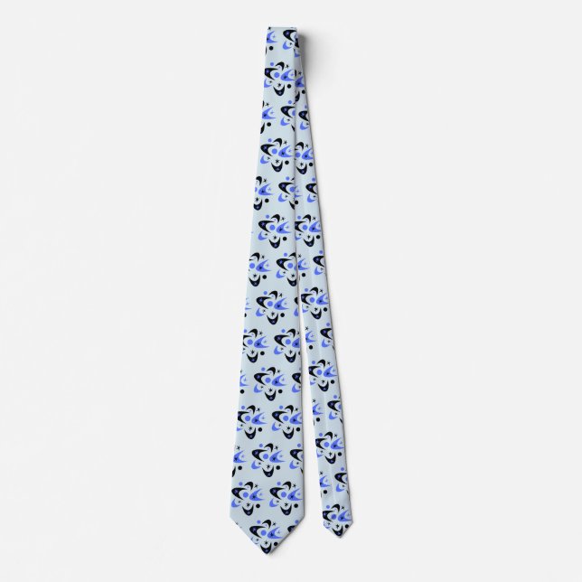 Retro Boomerangs Neck Tie Krawatte (Vorderseite)
